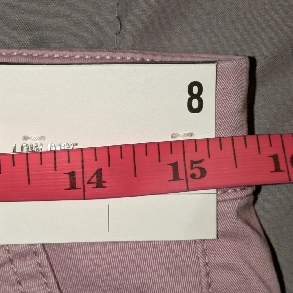 Express Womens Low Rise Shortie Shorts Mauve Pink Cotton Stretch Size 8 NWT